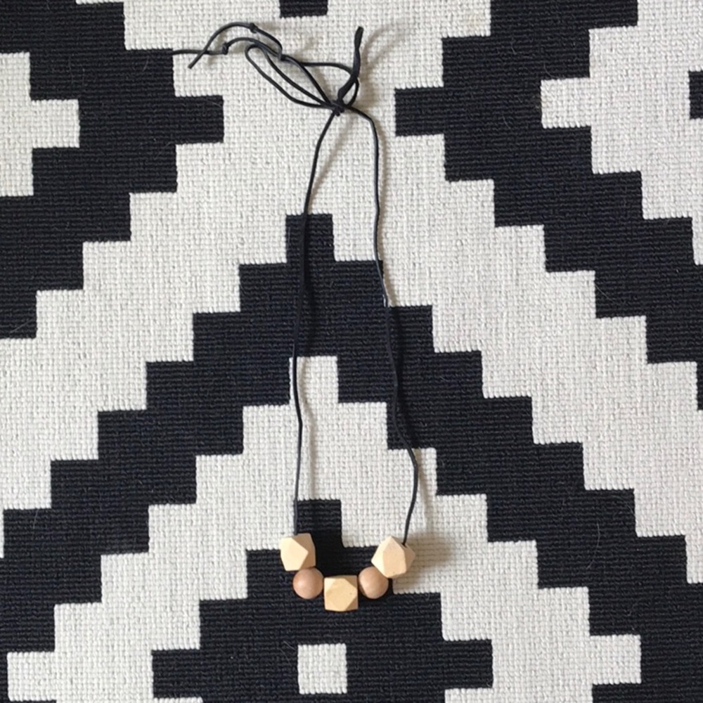 Wooden necklace